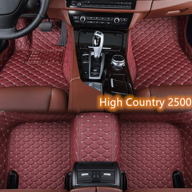 Alfombrilla de cuero para coche completamente rodeada, protección para todo tipo de clima