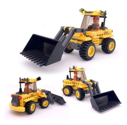 Jouets éducatifs de blocs de construction interactifs en plastique de voiture assemblée pour enfants