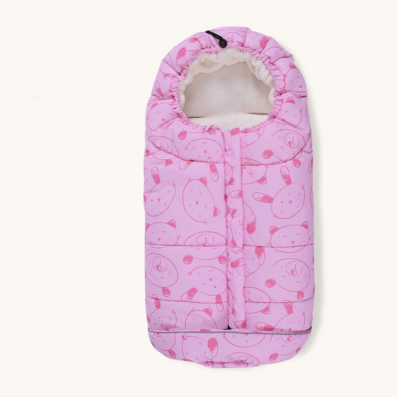 Sac de couchage pour bébé, poussette d'hiver, coupe-vent épais, sacs de couchage pour nourrissons, enveloppes en fauteuil roulant
