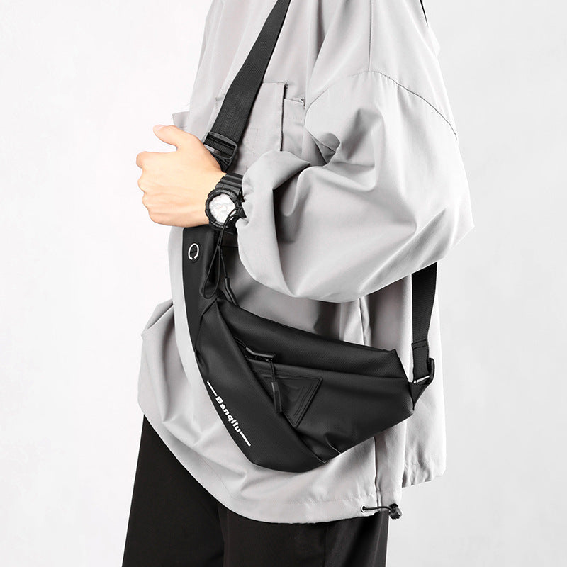 Bolso de pecho antirrobo de estilo casual a la moda para hombre