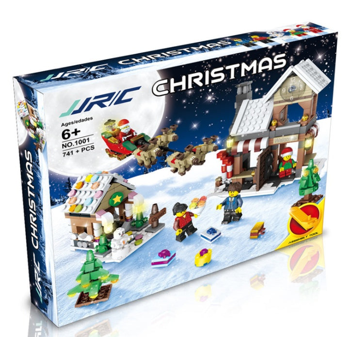 Bloc de construction de scène de Noël