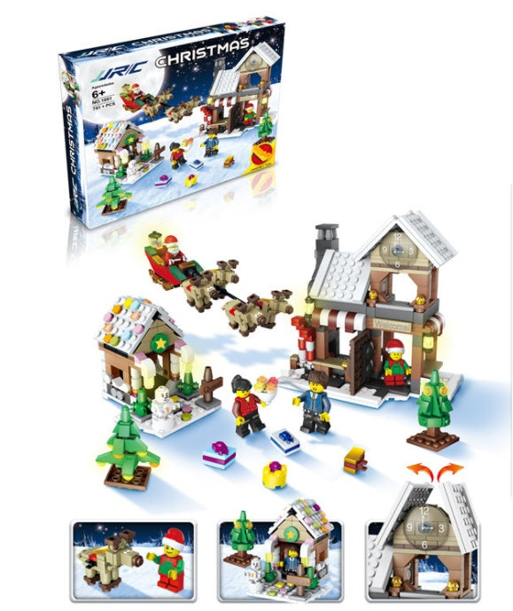 Bloc de construction de scène de Noël