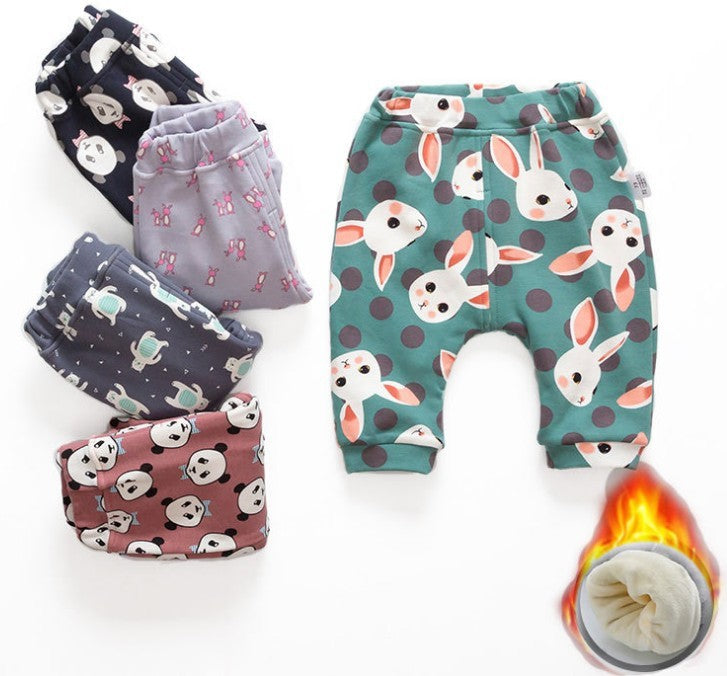 Pantalons coréens d'hiver, plus pantalons en velours, marque pour enfants, gros cul, vêtements pour bébés, vente en gros 