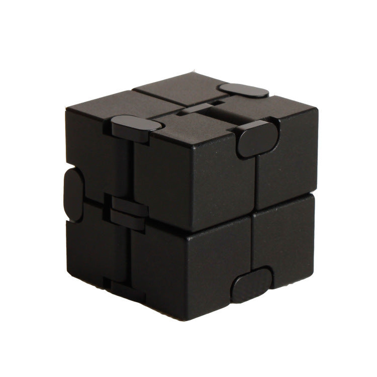 Jouet anti-Stress Cube infini en métal de qualité supérieure, décompresse Portable, jouets relaxants pour enfants et adultes