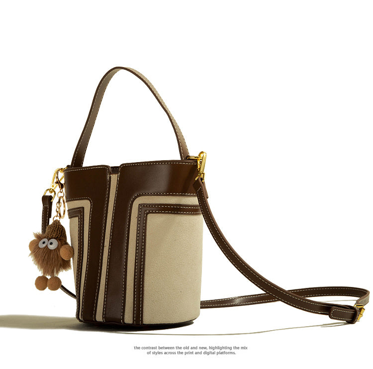 Bolso tipo cubo Bolso de mano para mujer con textura avanzada