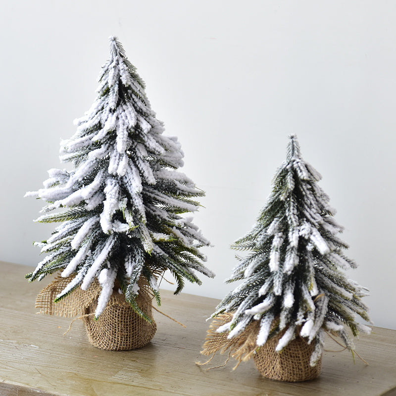 Petit mini sapin de Noël Arbres de décoration de Noël