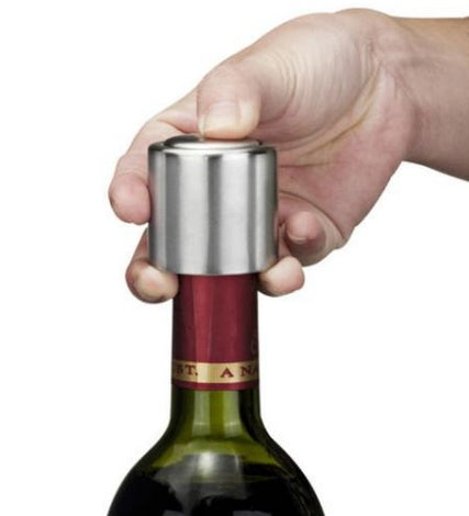 Bouchon à vin sous vide en acier inoxydable
