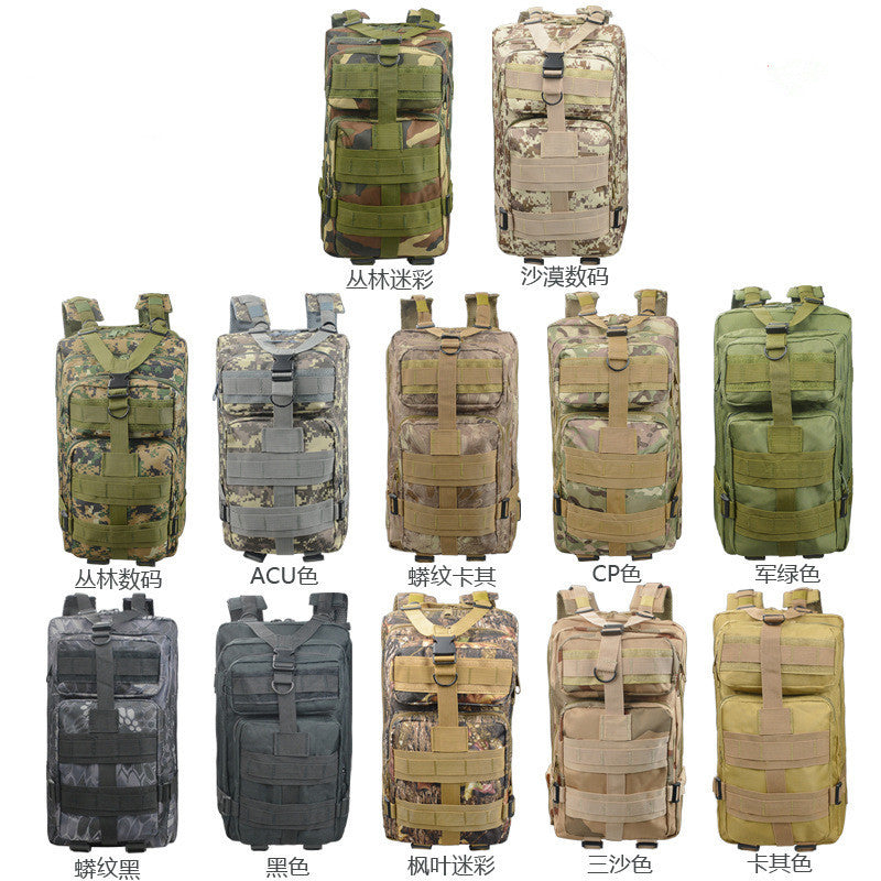 Mochila de camuflaje para deportes al aire libre, bolsa 3P mejorada, mochila de camuflaje, mochila táctica para viajes de acampada al aire libre