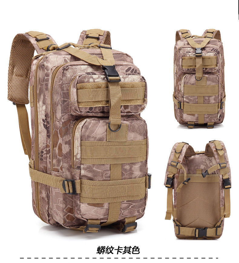 Mochila de camuflaje para deportes al aire libre, bolsa 3P mejorada, mochila de camuflaje, mochila táctica para viajes de acampada al aire libre