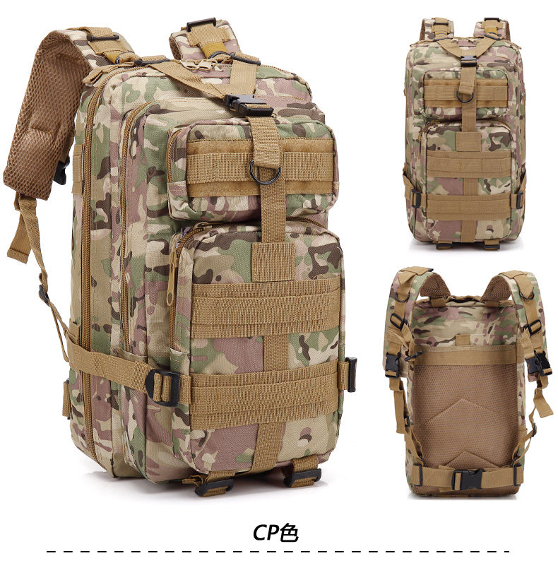 Mochila de camuflaje para deportes al aire libre, bolsa 3P mejorada, mochila de camuflaje, mochila táctica para viajes de acampada al aire libre