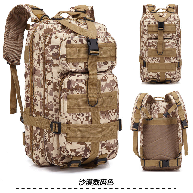 Mochila de camuflaje para deportes al aire libre, bolsa 3P mejorada, mochila de camuflaje, mochila táctica para viajes de acampada al aire libre