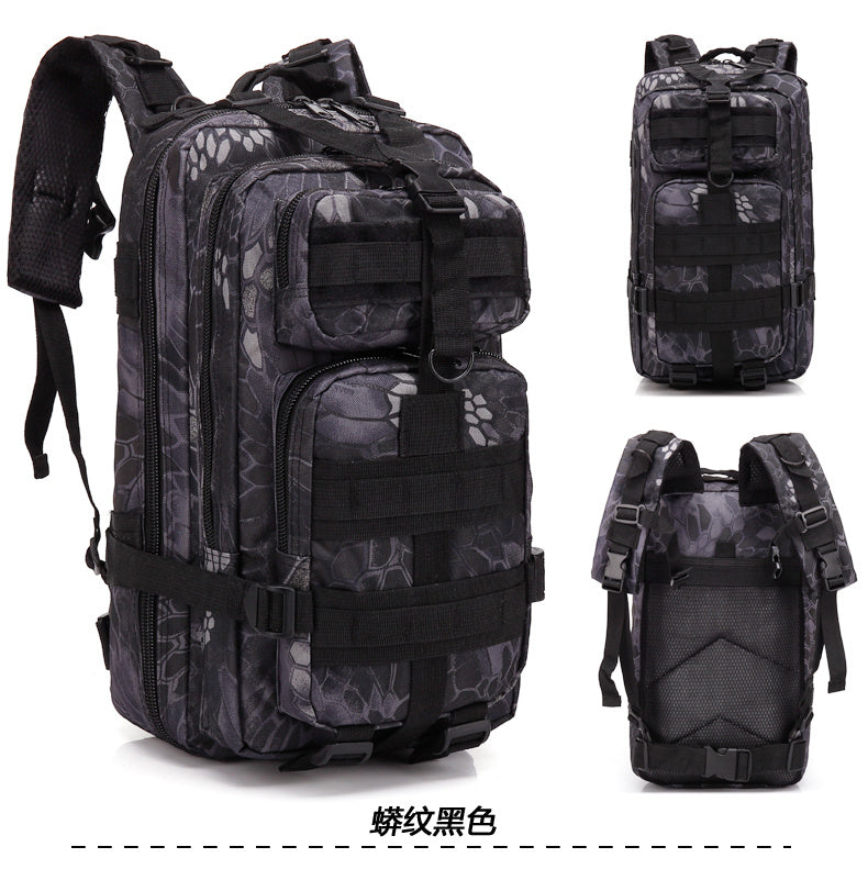 Mochila de camuflaje para deportes al aire libre, bolsa 3P mejorada, mochila de camuflaje, mochila táctica para viajes de acampada al aire libre