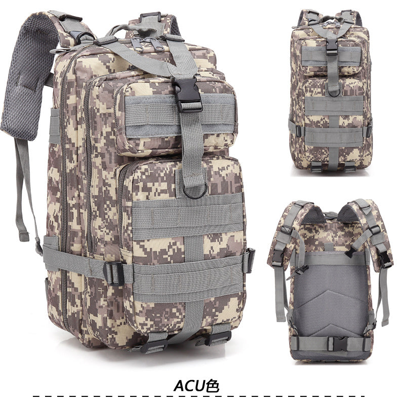 Mochila de camuflaje para deportes al aire libre, bolsa 3P mejorada, mochila de camuflaje, mochila táctica para viajes de acampada al aire libre