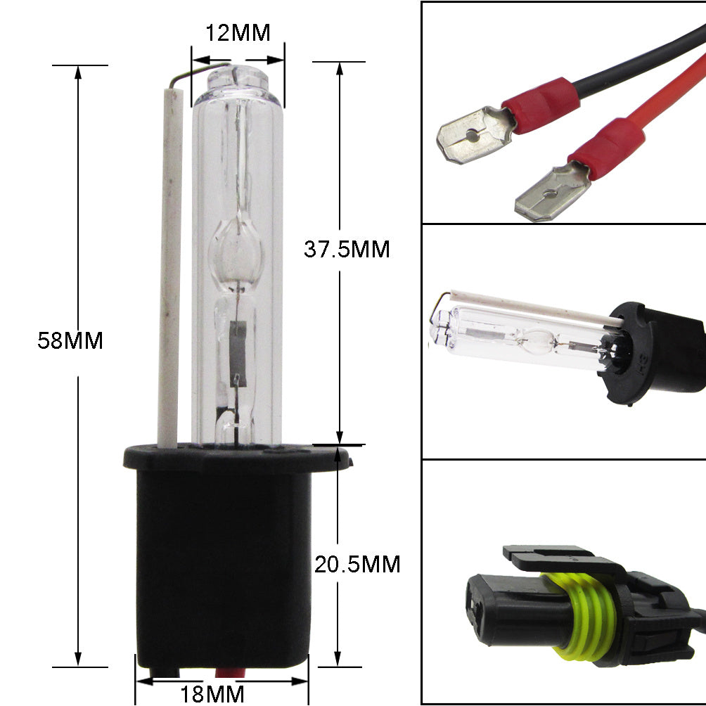 Las linternas del coche del LED HID nuevo estabilizador del punto culminante 55Wthin, lámpara de xenón del comercio exterior H1H3H4H7H11