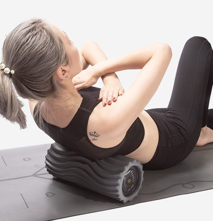 Massage électrique USB, masseur de Yoga, douleurs musculaires, relaxation, tuyau de poêle, Vibration, acupression, colonne de Massage, bloc de rouleaux en mousse 