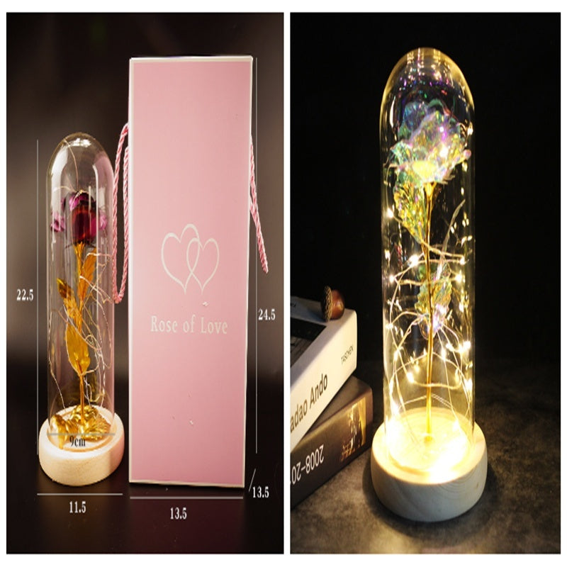 Cubierta de cristal del Principito Rosa