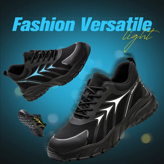 Chaussures de sécurité anti-écrasement et anti-pénétration pour la protection du travail, embouts en acier