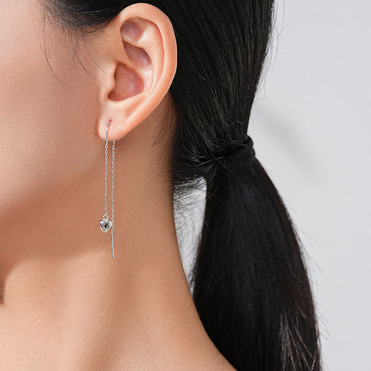 Hilo para pendientes largos con flecos Love