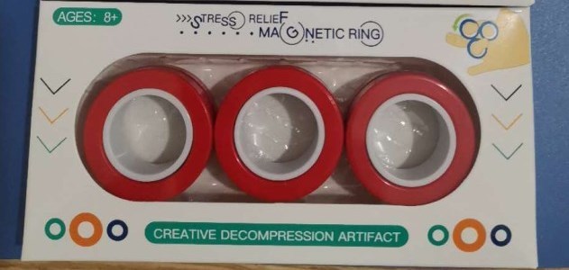 Anillo giratorio de dedo magnético