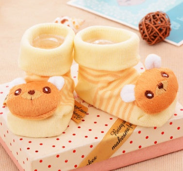 Chaussettes bébé en coton chaussettes de noël pour nouveau-nés cadeau Lot Animal antidérapant avec semelles en caoutchouc pour enfant garçon fille nouveau-né chaussettes bébé 