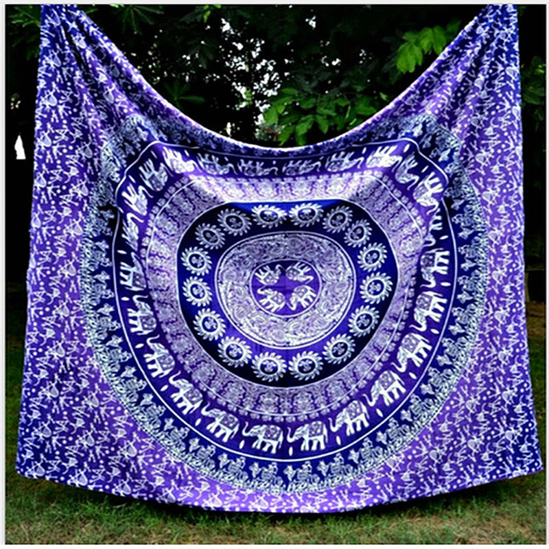 Tapisseries mandala éléphant