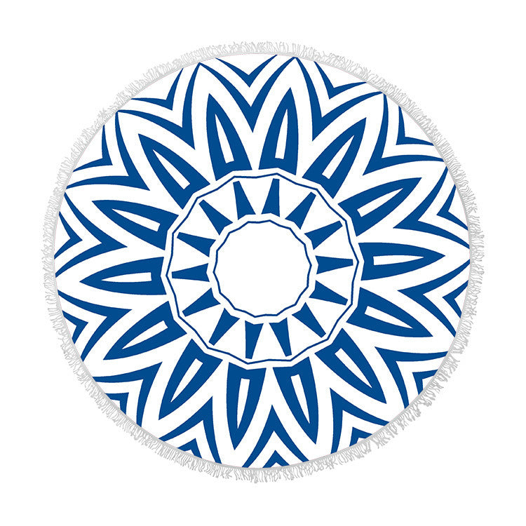 Serviette de plage à franges serviette de bain ronde serviette de plage