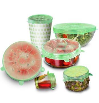 Accessoires de cuisine à couverture rétractable réutilisable