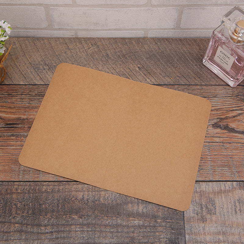 Carte Kraft pliée
