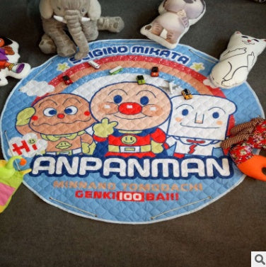 Tapis de rangement pour voiture en coton, modèles d'explosion Ins, tapis de rangement pour jouets, sortie ronde, tapis d'escalade pour enfants, sac de rangement