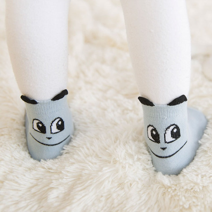 Nouveauté chaussettes nouveau-né dessin animé coton bébé chaussettes antidérapantes bébé coton chaussettes 