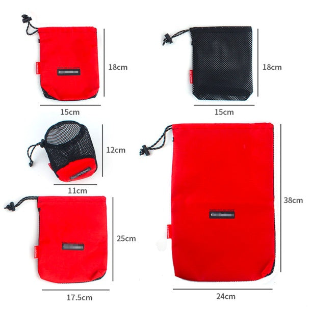 Bolsas con cordón Oxford de 5 piezas