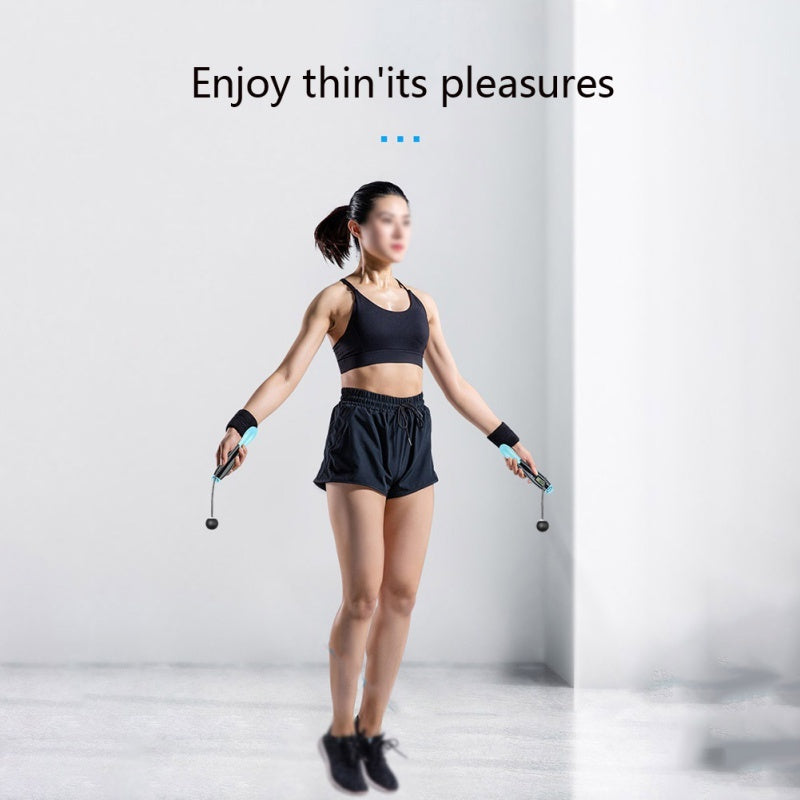 Cuerdas para saltar inalámbricas, electrónica inteligente, Digital, inalámbrica, cuerda para saltar, consumo de calorías, Fitness, ejercicio de construcción corporal, cuerda para saltar