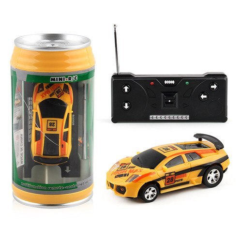 Coke Can Mini RC Car Radio Télécommande Micro Racing Car 4 Fréquences