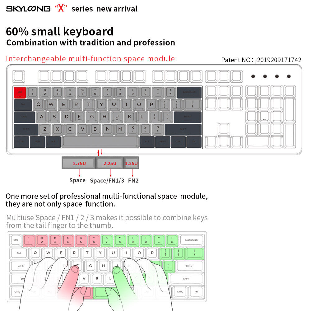 Dual mode mechanical keyboard Kit