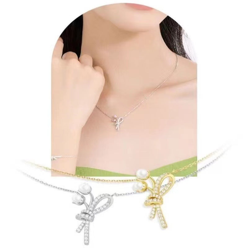Fashion Short Pearl Necklace Women
