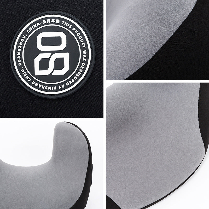 U-shaped Car Headrest Pillow Memory Foam Interior Protector Soft Skin-Friendly Fits