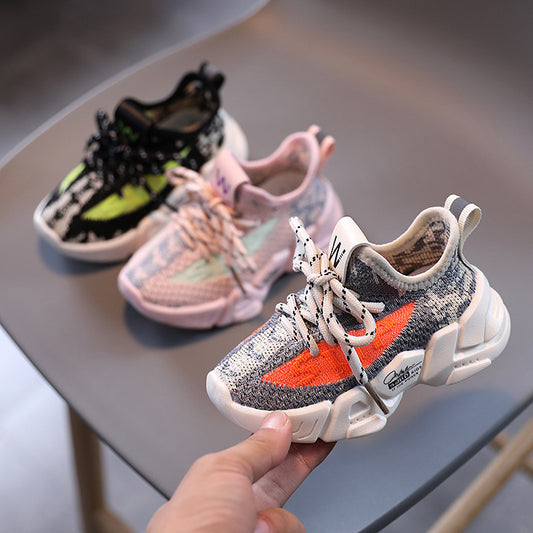 Chaussures de sport en filet pour garçons et filles, chaussures de marche
