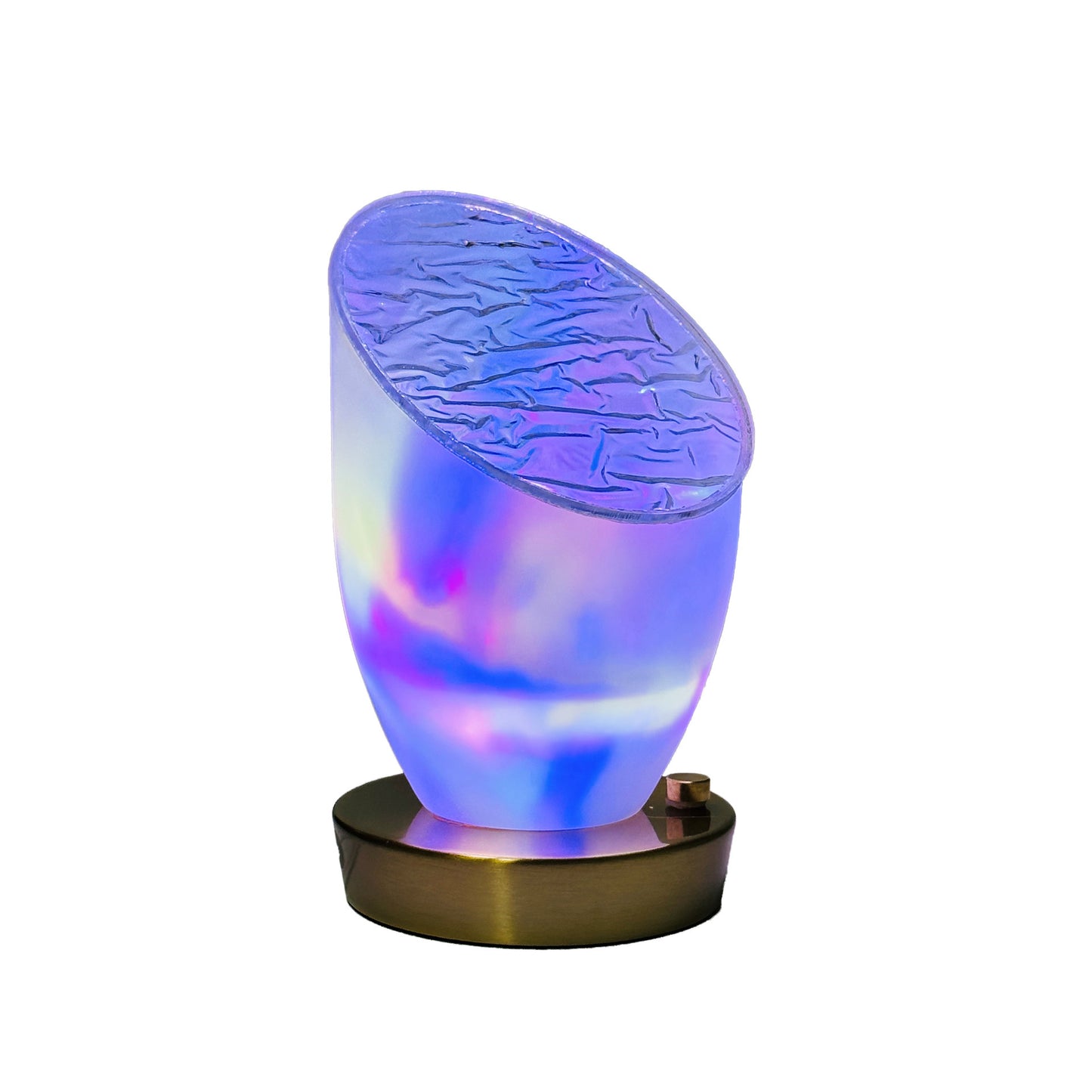 Lampe de table à atmosphère de flamme d'ondulation d'eau