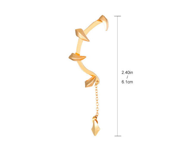 Mode féminine gothique démon Minions oreille suspendue