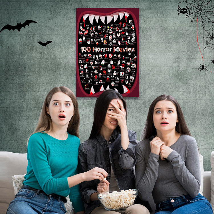 Liste des affiches à gratter qui brillent dans le noir