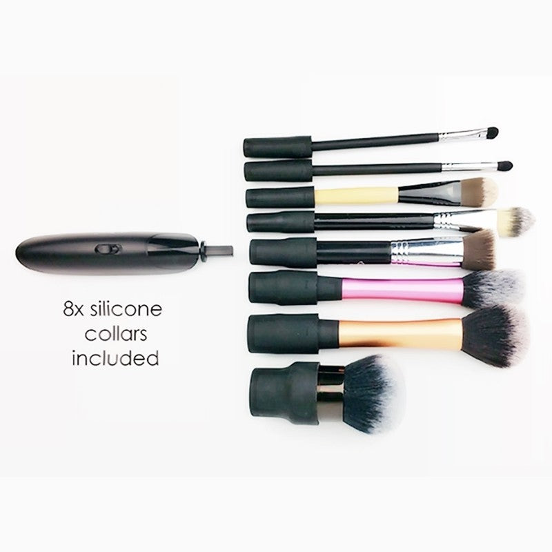 Ensemble de nettoyant pour pinceaux de maquillage électrique