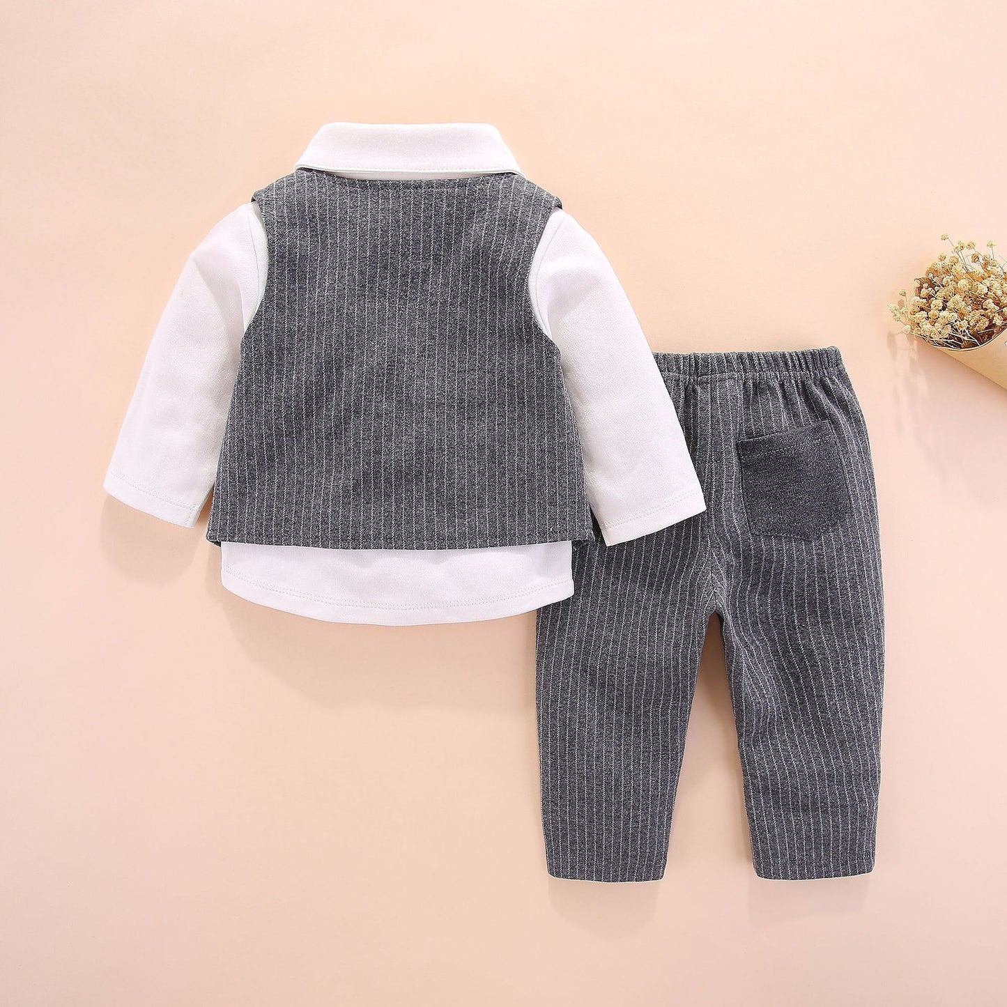 Bébé nouveau style gentleman beaux vêtements fendus
