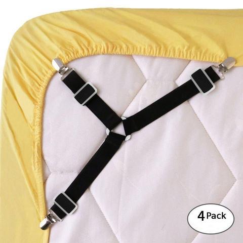 Cubierta de sábana con clips para cama