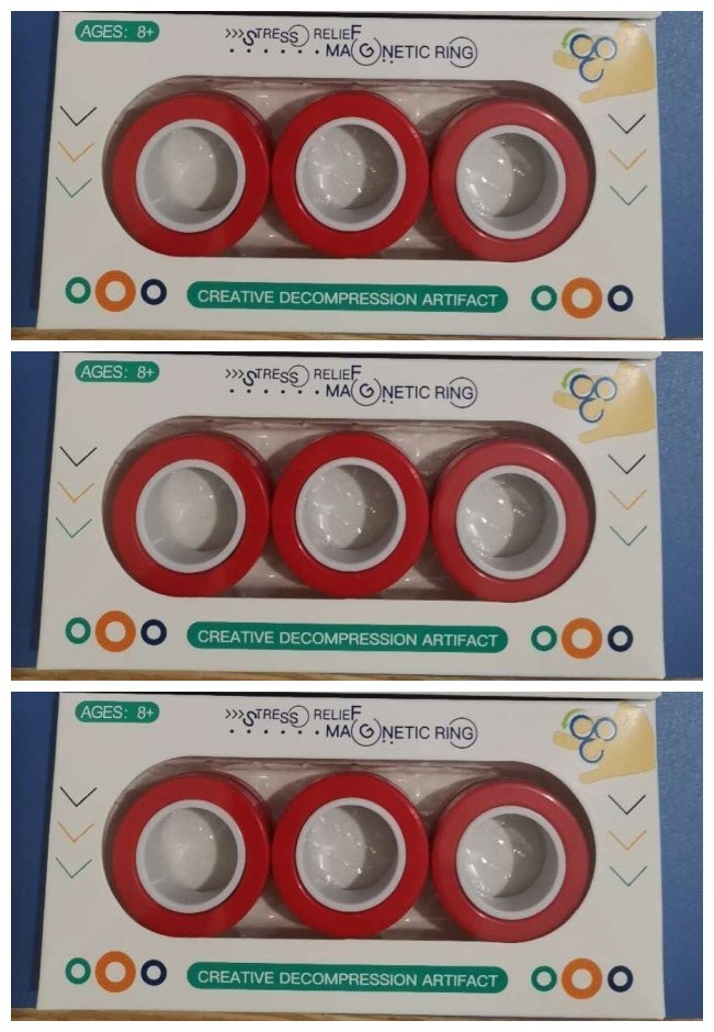 Anillo giratorio de dedo magnético