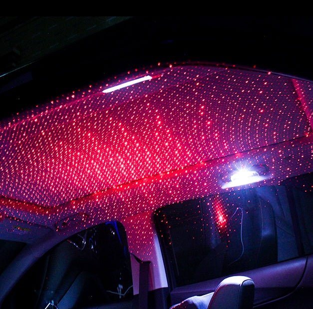 Plafonniers étoiles de voiture modifiés toit de voiture pleine étoile USB lumières d'ambiance intérieure de voiture lumières décoratives de contrôle du son de musique de voiture