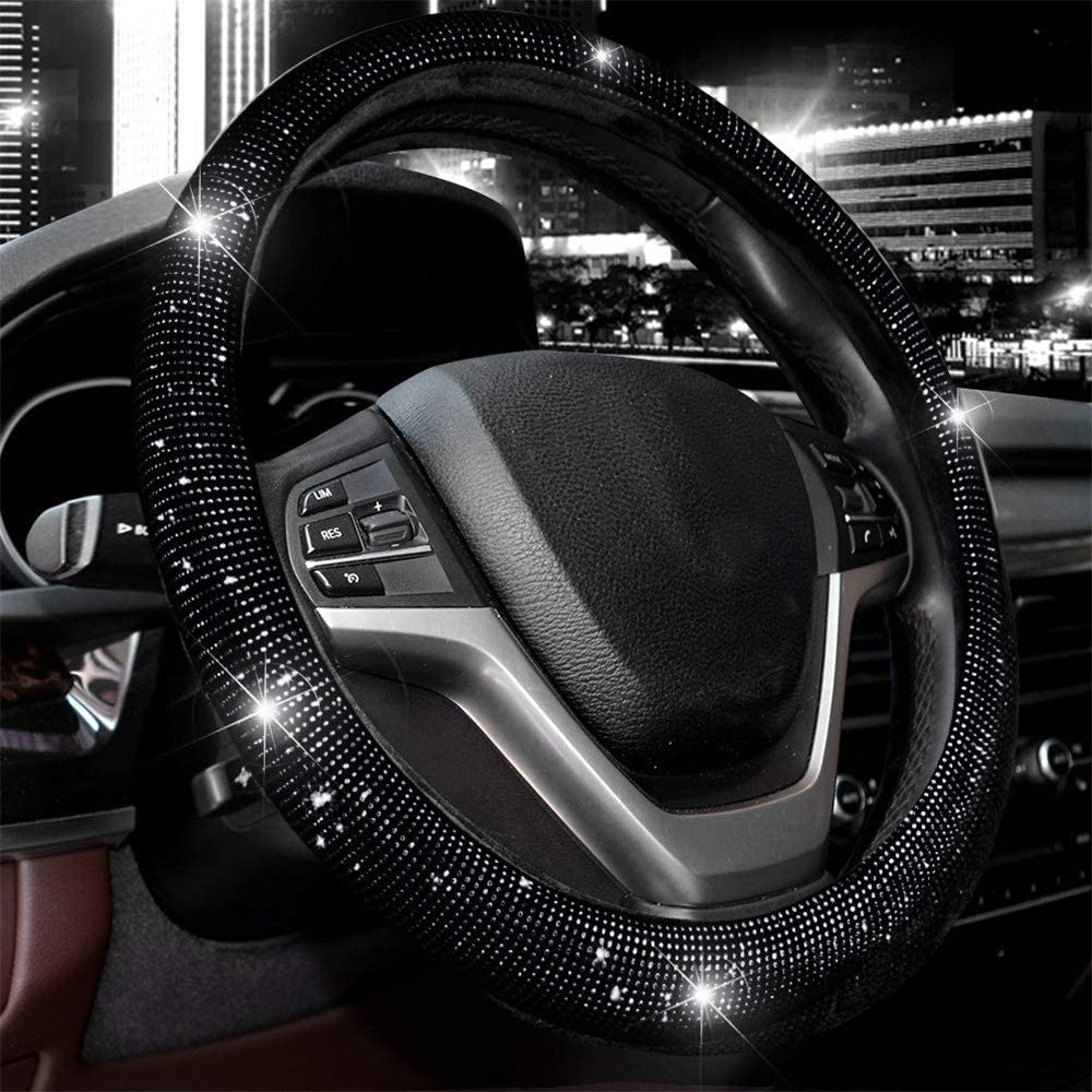Couvre-volant en diamant strass cristaux couvre-volant artisanal de voiture