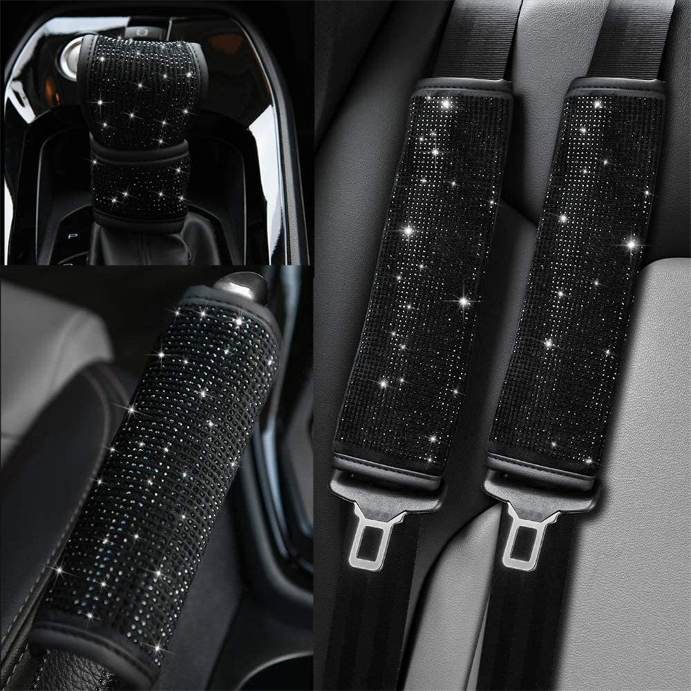 Couvre-volant en diamant strass cristaux couvre-volant artisanal de voiture