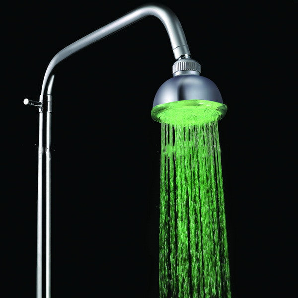 Romántico cabezal de ducha LED presurizado ahorro de agua ajustable 7 colores cabezal de ducha LED Facut hogar baño LED ducha rociador