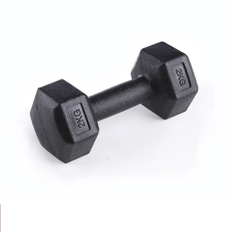 Haltères pour hommes, entraînement musculaire des bras, haltères caoutchoutés pour la maison, équipement de Fitness pour femmes
