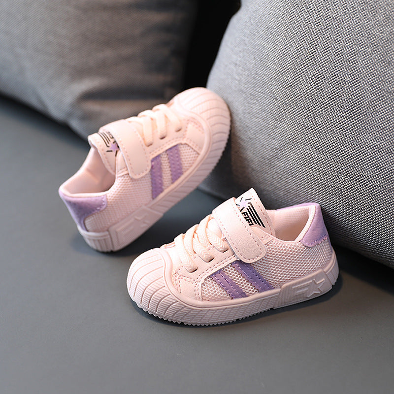 Chaussures de bébé pour hommes et femmes, chaussures légères à semelles souples pour tout-petits